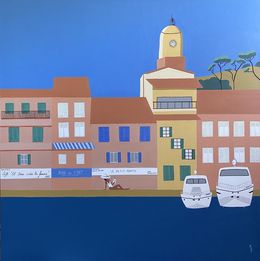 Painting, Saint-Tropez, Marie Deforche