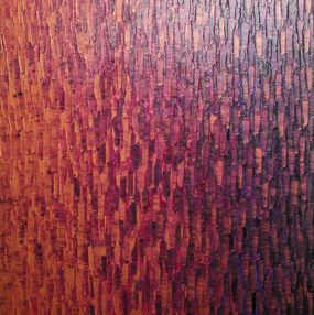 Gemälde, Fondu couleur cuivre magenta violet, Jonathan Pradillon