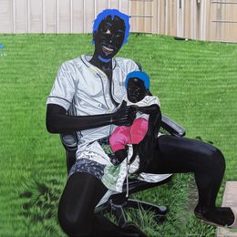 Gemälde, New beginnings, Sesse Elangwe Ngeseli