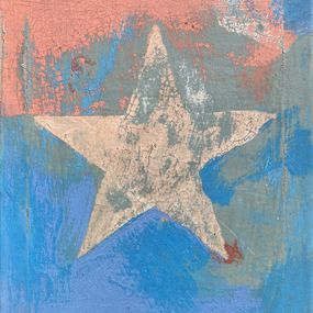 Gemälde, Star (Pink on Blue/Pink), Matthew Rose