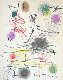 Print, Quelques fleurs pour des amis, Joan Miró
