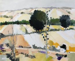 Gemälde, Campagne clair - Paysage rural, Didier Caudron