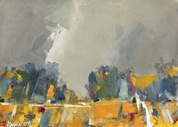Painting, Orage d'automne - Paysage et couleurs, Didier Caudron