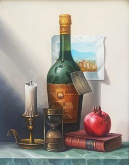 Painting, Composition with Still life, Tamar Nazaryan
