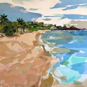 Gemälde, Playa Flamingo, Leticia Gonzalez