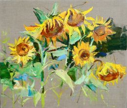 Gemälde, Sunflowers, Yehor Dulin
