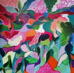 Painting, Fleurs d'été, Irene Mahon
