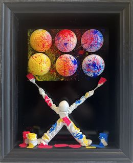 Gemälde, Balles de golf, Bernard Saint-Maxent