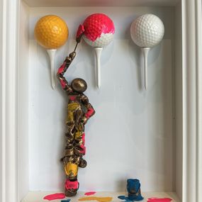 Peinture, Balles de golf 2, Bernard Saint-Maxent