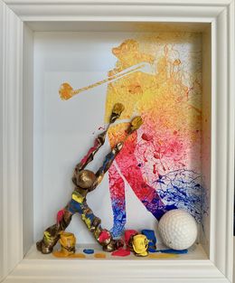 Peinture, Serie golf 2, Bernard Saint-Maxent