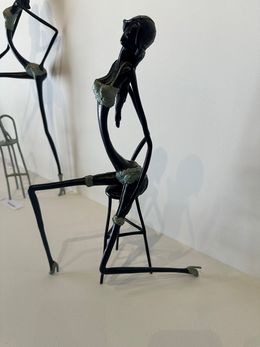 Sculpture, La danseuse de cabaret assise (1), Patricia Grangier