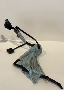 Sculpture, La liseuse couchée, Patricia Grangier