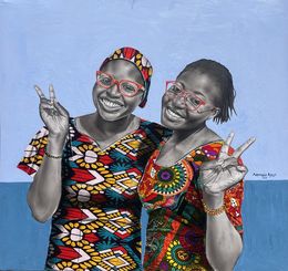Gemälde, Peace Begins With A Smile, Ademola Ajayi
