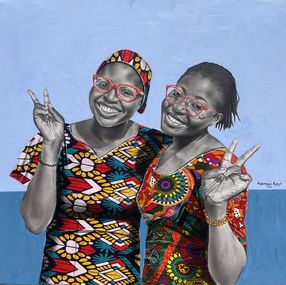Painting, Peace Begins With A Smile, Ademola Ajayi