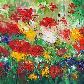 Gemälde, Red Poppies L 1, Peter Nottrott