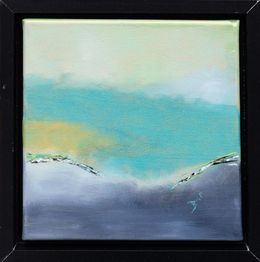 Painting, Espoir 1 - série Paysage abstrait des bords de Loire, Brigitte Bibard-Guillon