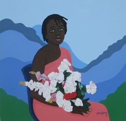 Gemälde, Sitting Pretty, Joshua Salami