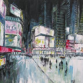 Painting, Evening Times Square, Phil