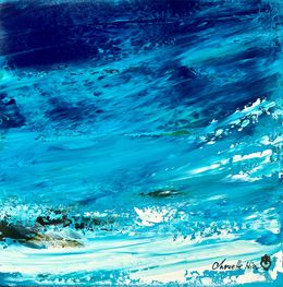 Painting, Les vagues de barbade, Chouette Nia