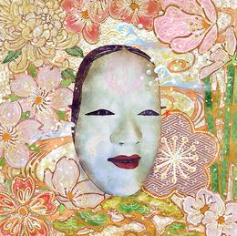 Gemälde, Ethereal Elegance, Embracing Traditional Beauty I, Taira Akiko Hiraguri