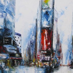 Peinture, Au pied de Times Square NY, Phil