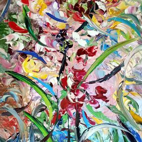Peinture, Rosa nel vento, Antonino Puliafico