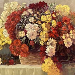 Peinture, Chrysanthemum Splendor, Kamo Atoyan