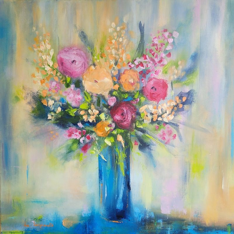 Nadine de Lespinats, Bouquet Fleurs rondes Nadine de Lespinats, Bouquet Fleurs rondes