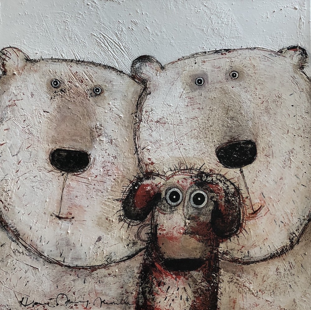 Hervé Maury, Selfie à 3 Hervé Maury, Selfie à 3