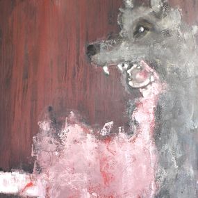 Painting, Wolf, Izabeau Jousse