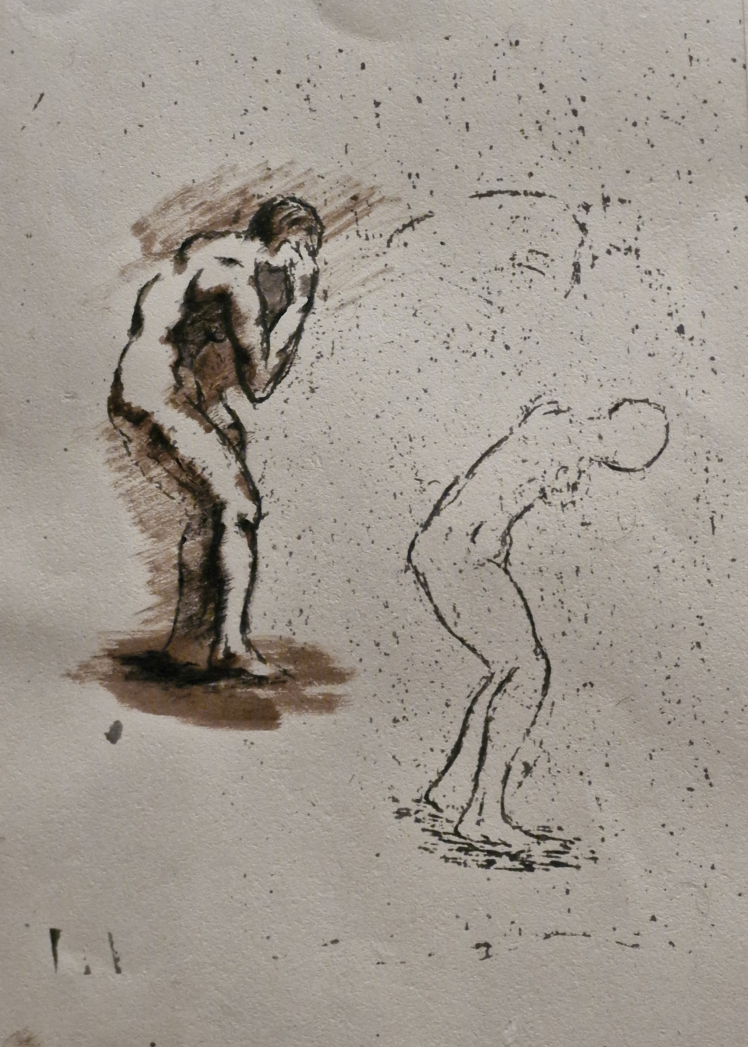 Ohad Ben-Ayala, Figures in grief (print) Ohad Ben-Ayala, Figures in grief (print)