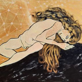 Gemälde, Desnuda en la roca, María Galán