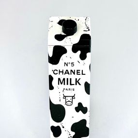 Sculpture, Milk Box Pop Art Chanel, Olivier DeGroote