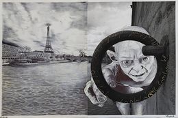 Fine Art Drawings, Gollum à Paris, Frédéric Bourret