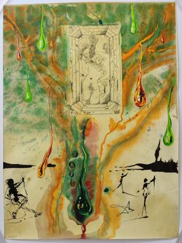 Print, The Emerald Table, Salvador Dali