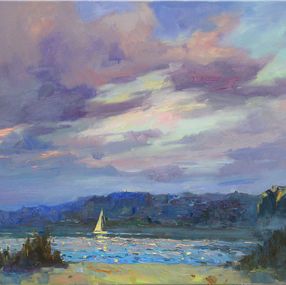 Painting, Evening inspiration, Serhii Cherniakovskyi