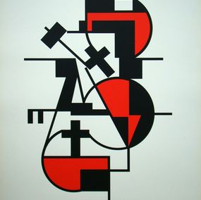 Drucke, Composition 1921 / 71, Erich Buchholz