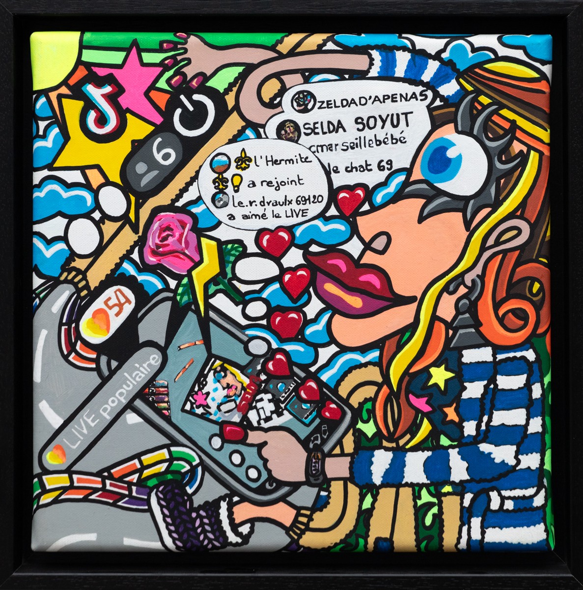 Selda Soyut dit Selda, La team tik-tok - Série pop colorée Selda Soyut dit Selda, La team tik-tok - Série pop colorée
