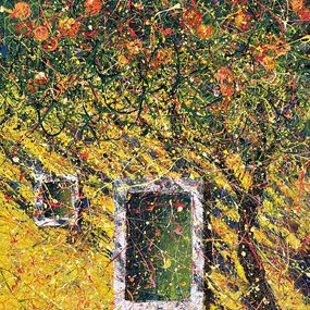 Peinture, Orange tree day, Nadine Antoniuk