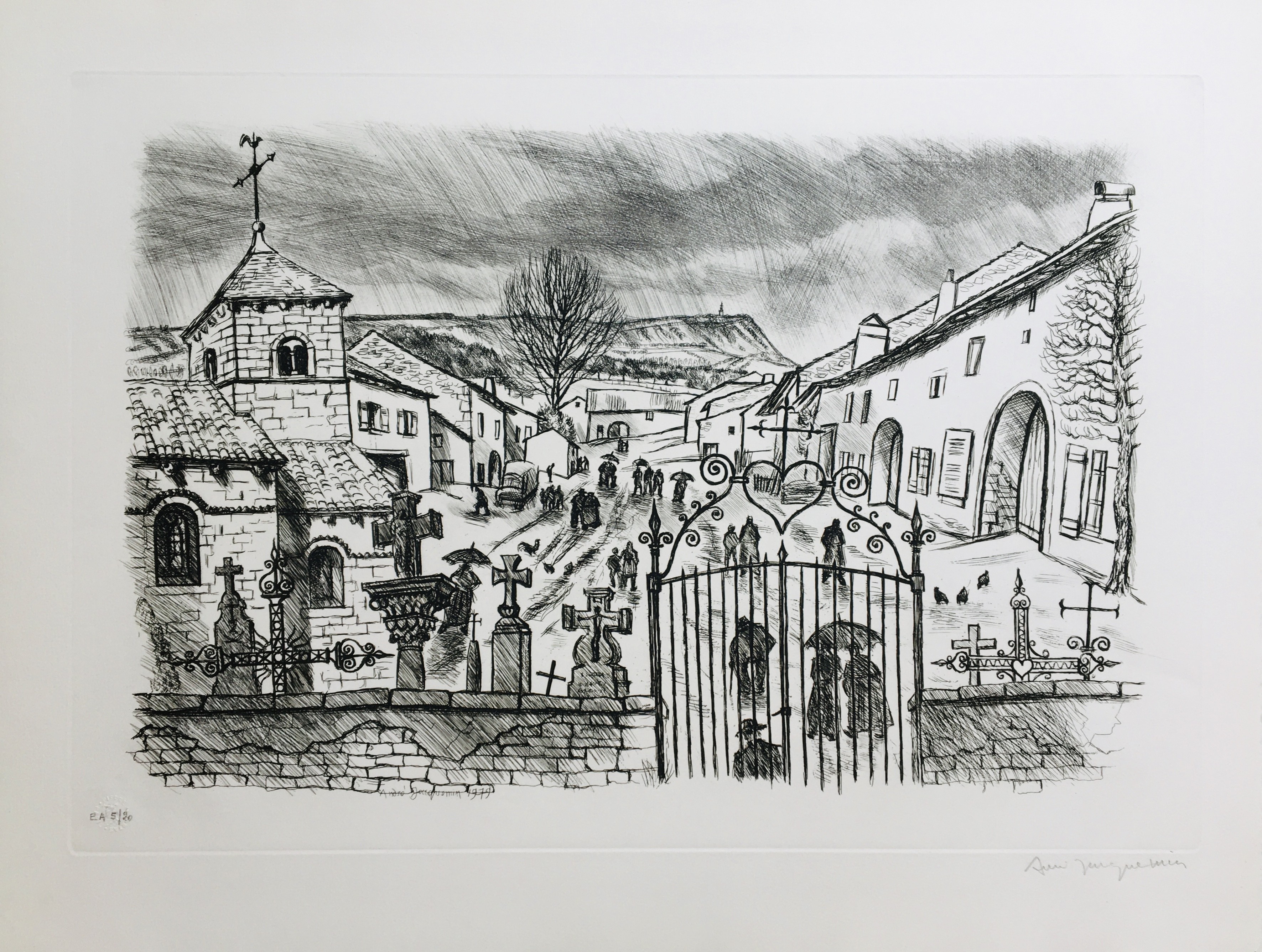 André Jacquemin, Village en Lorraine André Jacquemin, Village en Lorraine
