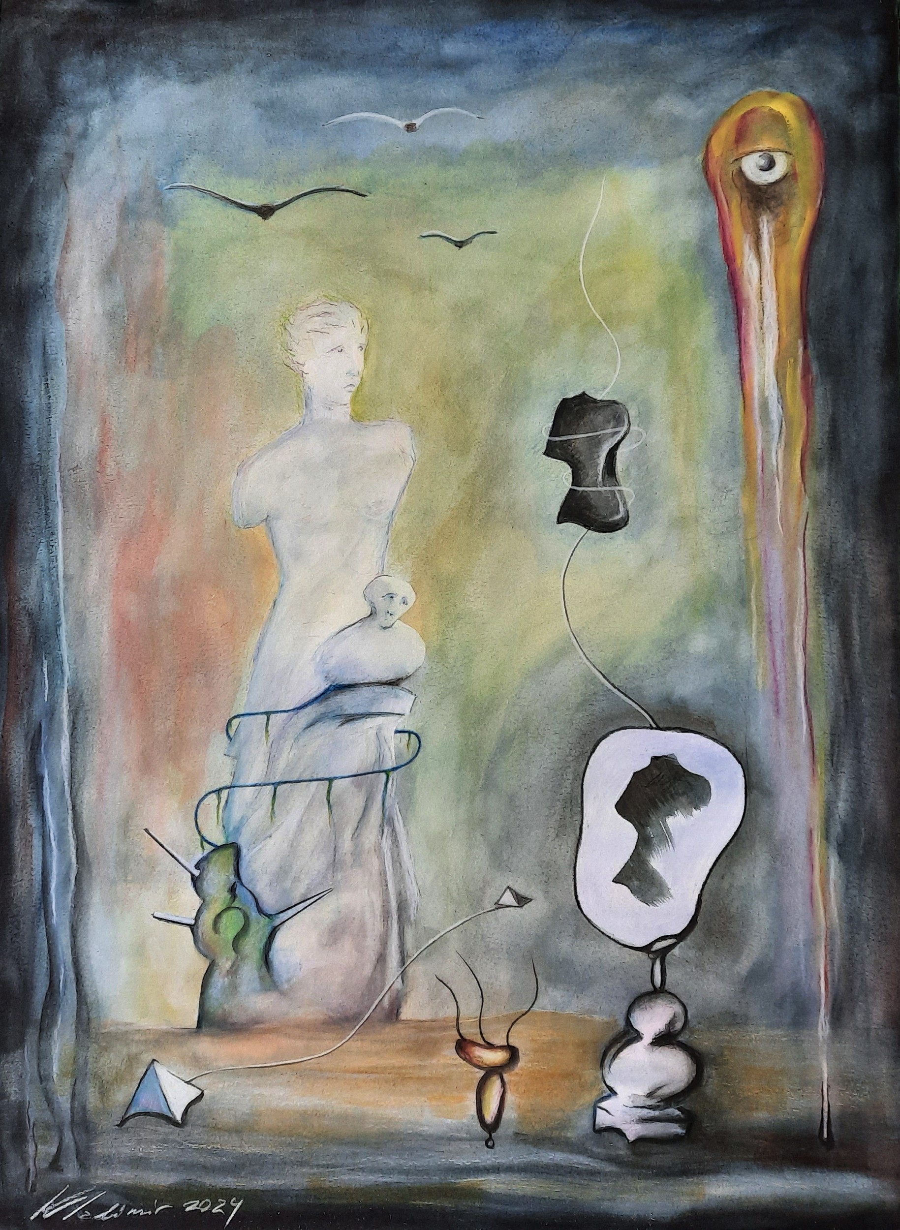 Vladimir Kolosov, Venus de Milo is surprised and frustrated by discovering mimeomia in herself Vladimir Kolosov, Venus de Milo is surprised and frustrated by discovering mimeomia in herself