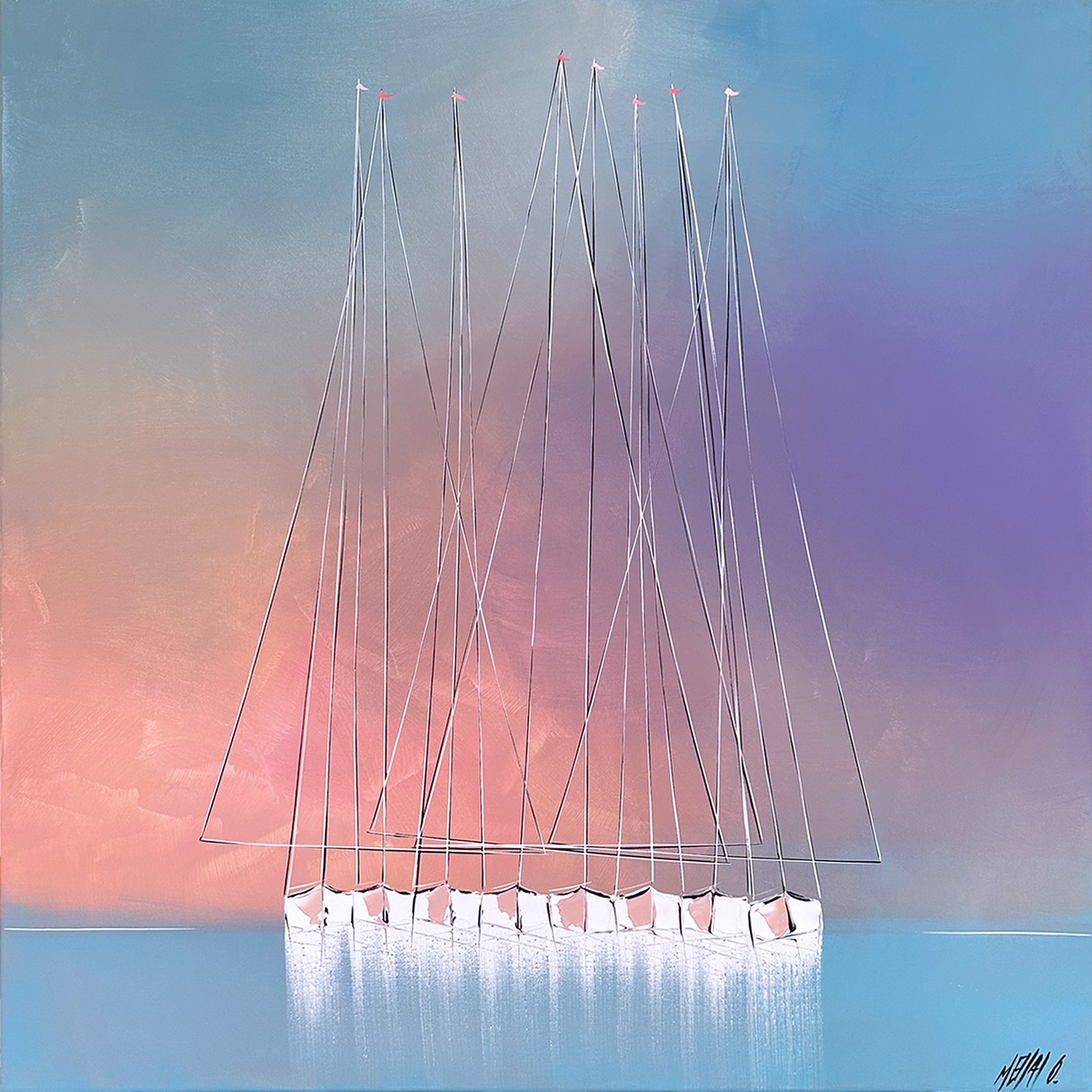 Olivier Messas, Reflets du matin... (Esprit voile 2024) Olivier Messas, Reflets du matin... (Esprit voile 2024)