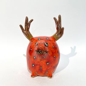 Escultura, Funny Orange Deer, Viktor Zuk