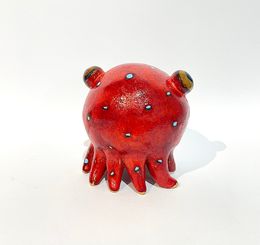 Sculpture, Red Octopus, Viktor Zuk