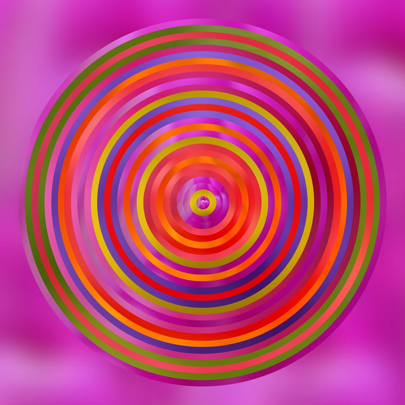Philippe Leveau, 1 – Pi 27 concentrique rose tulipe – Tirage photographique argentique Philippe Leveau, 1 – Pi 27 concentrique rose tulipe – Tirage photographique argentique