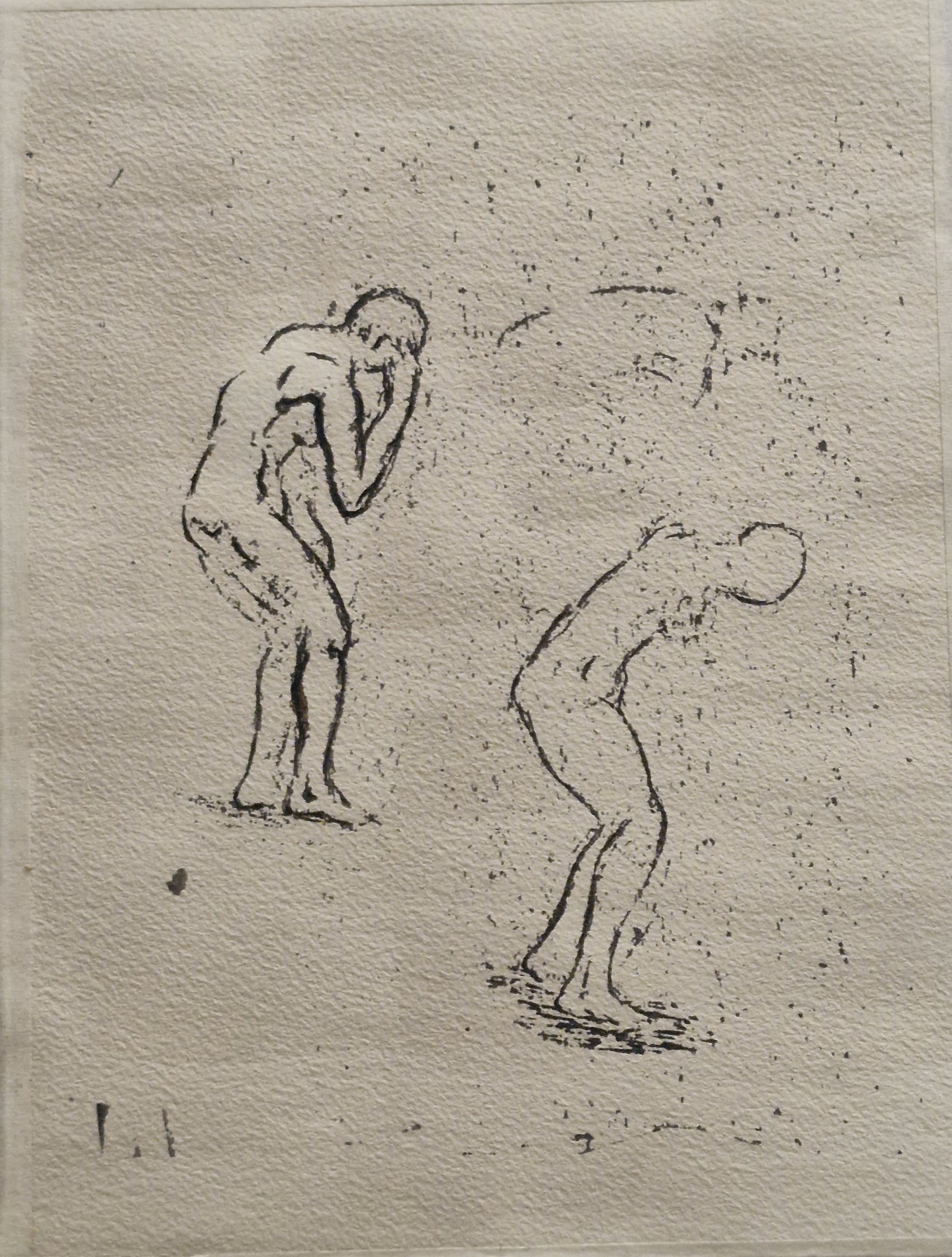 Ohad Ben-Ayala, Figures in grief (print) (edition 2/5) Ohad Ben-Ayala, Figures in grief (print) (edition 2/5)