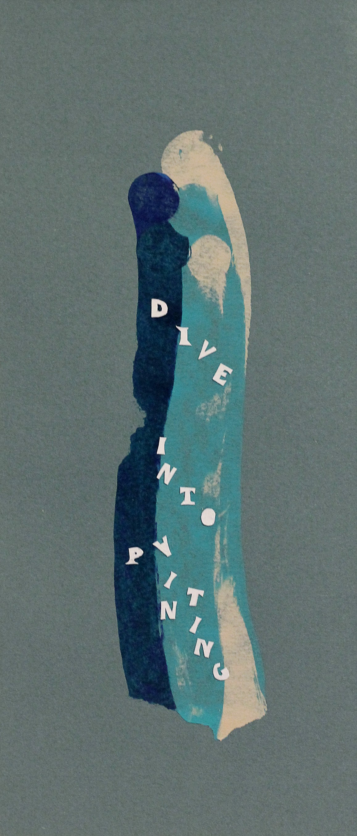 Aurélie Trabaud, Dive into painting - Letters N°1 Aurélie Trabaud, Dive into painting - Letters N°1