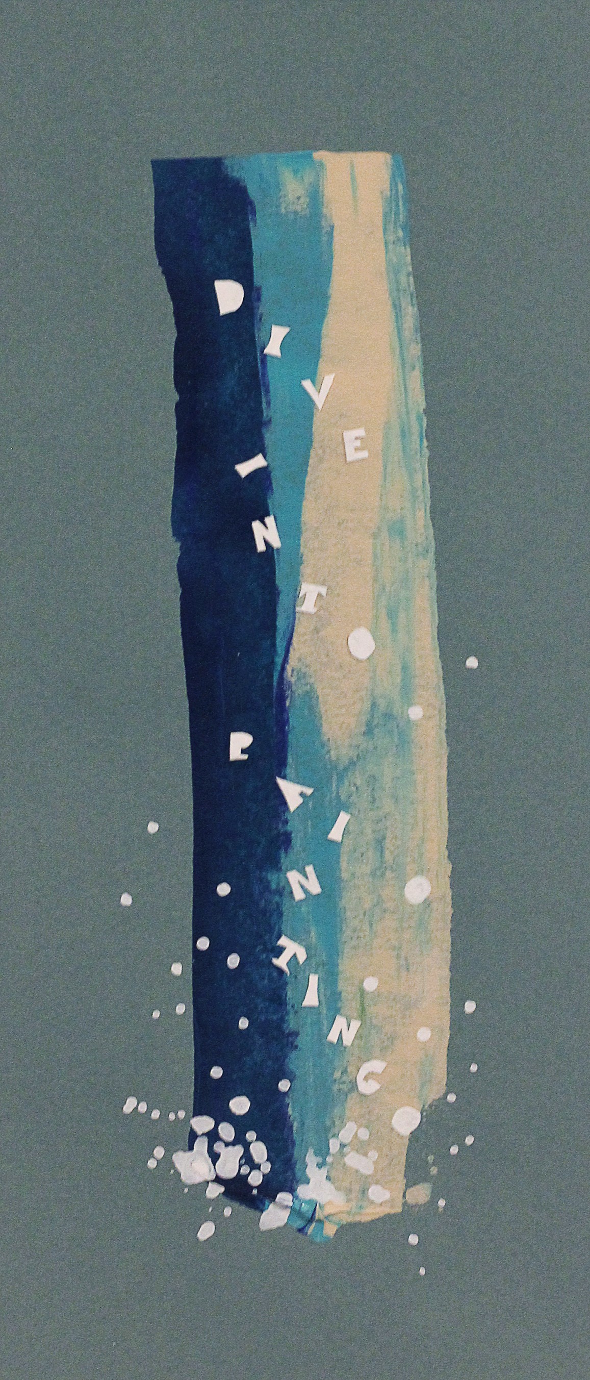 Aurélie Trabaud, Dive into painting - Letters N°2 Aurélie Trabaud, Dive into painting - Letters N°2