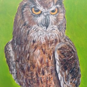 Painting, Majestic Owl, Petro Krykun