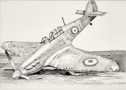 Fine Art Drawings, Spitfire diagonal, Julián Fourcade
